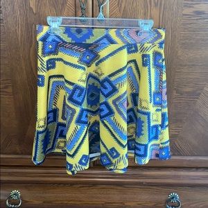 Printed skater skirt